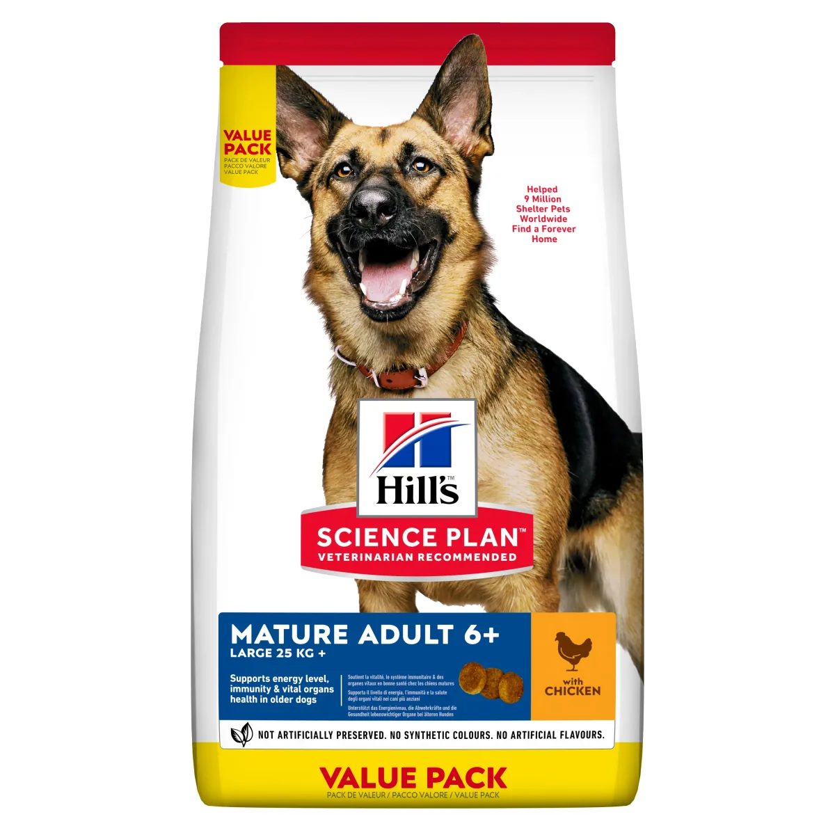 Hrana Uscata Câini Hills Science Plan Mature Adult Large Chicken Value Pack 18kg