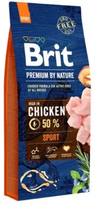 Hrana Uscata Pentru Caini Brit Premium By Nature Sport 15kg