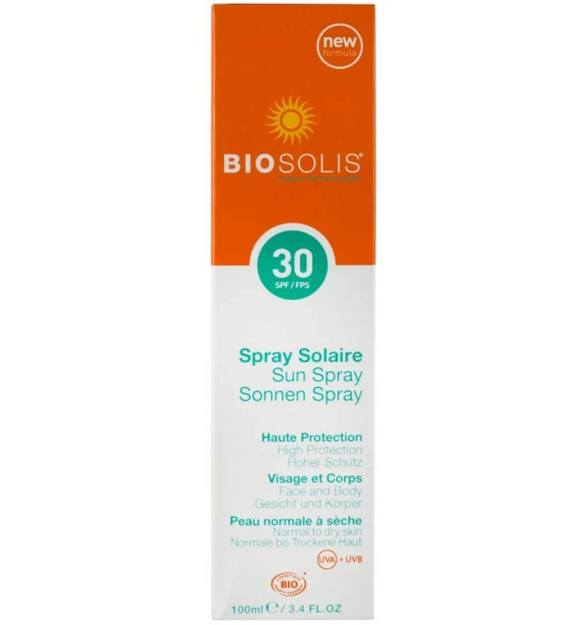 Spray de Soare Biosolis SPF 30+ 100ml