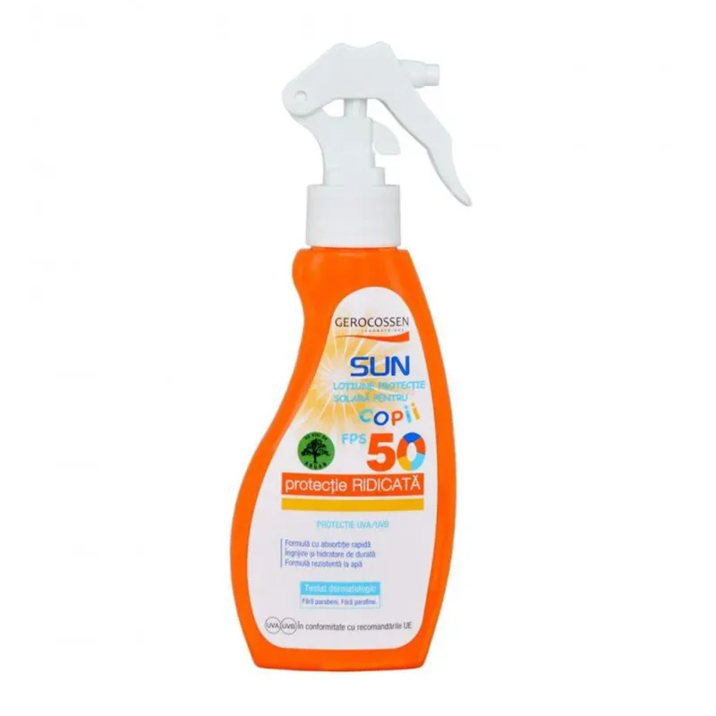 Spray Protectie Solara Gerocossen Sun Copii FPS50 200ml
