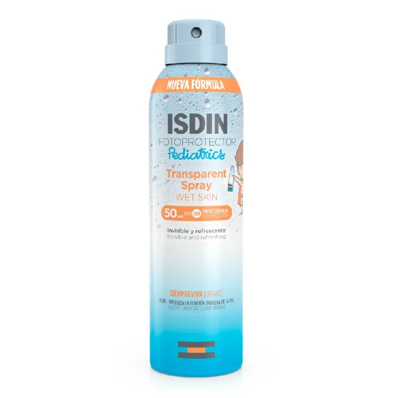 Spray Protectie Solara Isdin Fotoprotector Pediatrics Wet Skin SPF50 Copii 250ml