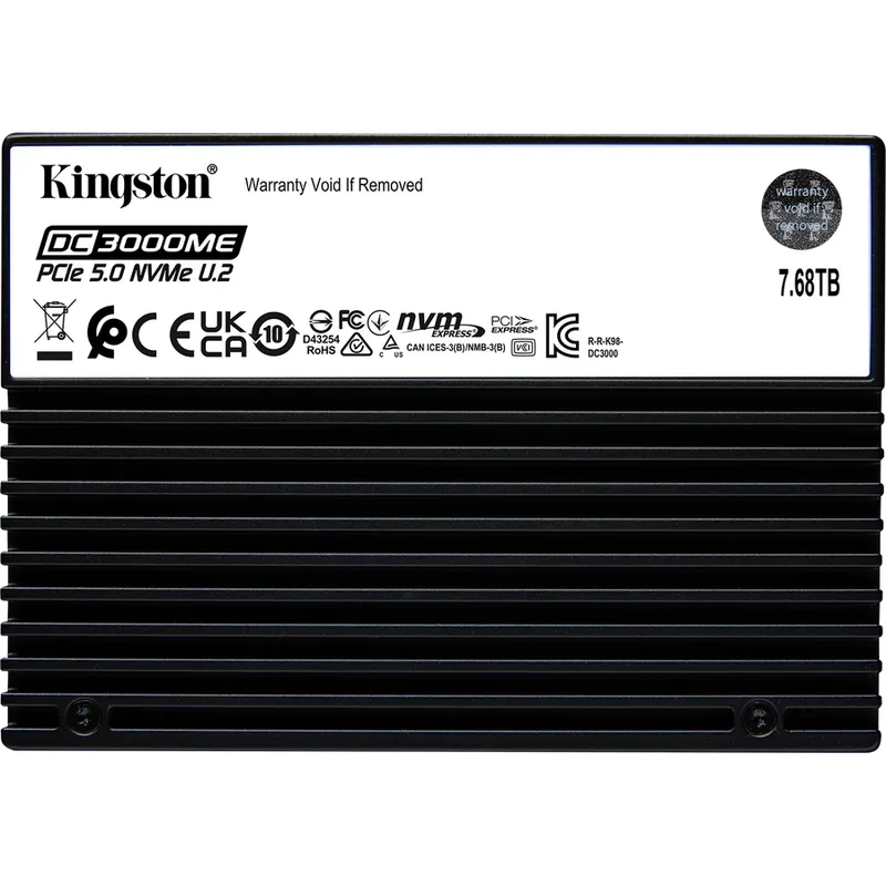 Kingston SSD 7.68TB U.2 PCIe