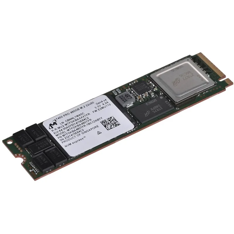 Micron 7450 PRO 480GB M.2 PCIe Gen4x4