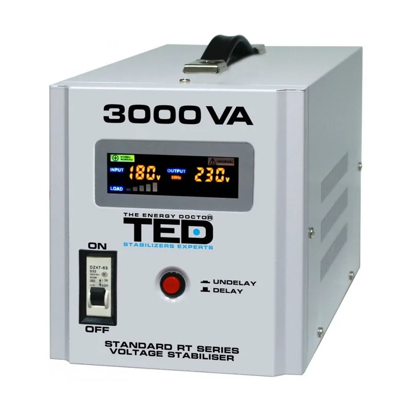 Stabilizator de Tensiune TED Maxim 3000VA AVR RT