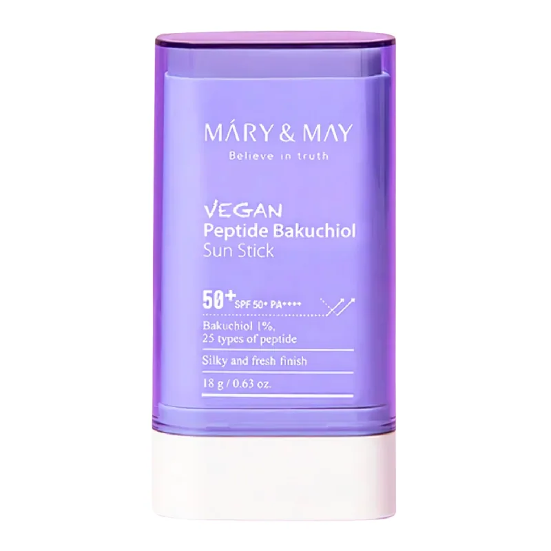 Stick de Protectie Solara Mary and May SPF50+ PA++++ cu Peptide si Bakuchiol 10g