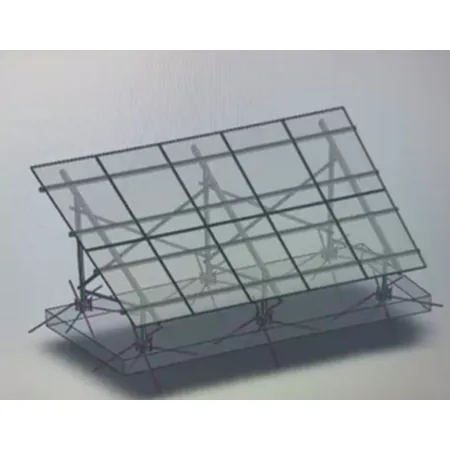 Structura de Montaj la Sol TRV 10 Panouri Fotovoltaice cu Prindere Rapida
