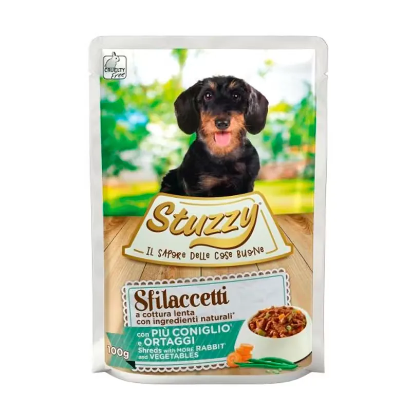 Hrana Umeda pentru Caini Stuzzy Speciality Dog Iepure si Legume 100g