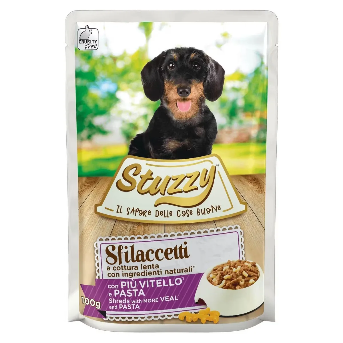 Hrana Umeda pentru Câini Stuzzy Speciality Dog Vitel si Paste 100g