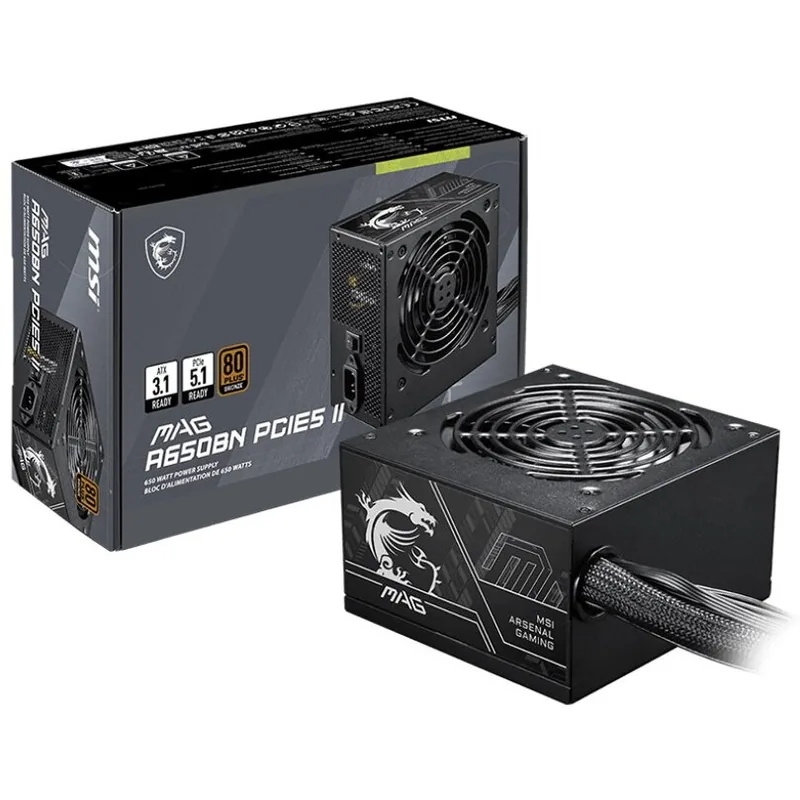 Sursă MSI 650W ATX Negru