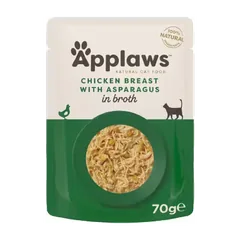 Hrana Umeda Pentru Pisici Applaws Chicken Breast with Asparagus 70g