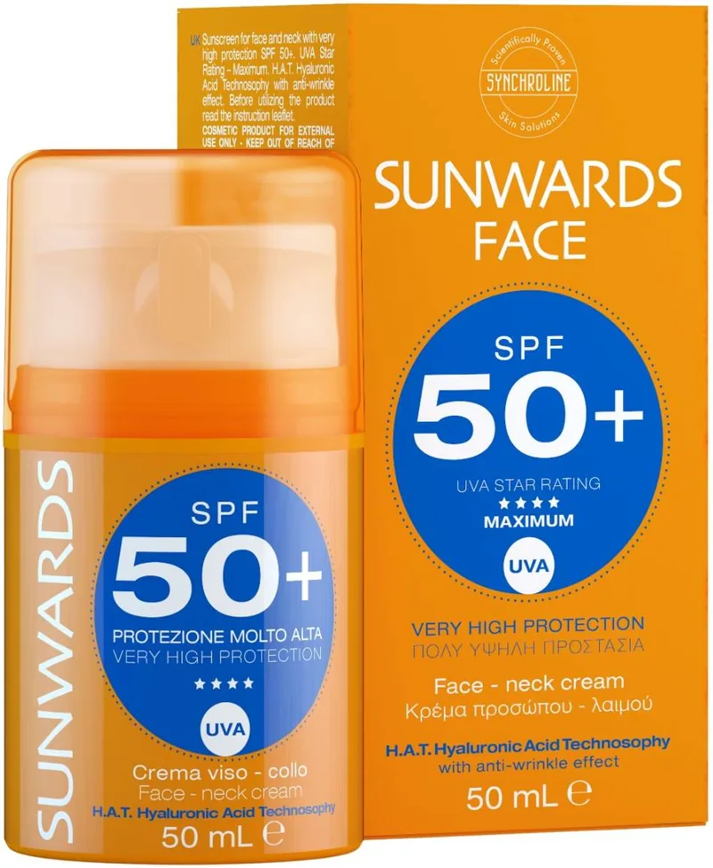 Cremă de Protecție Solară Față Synchroline Sunwards SPF50+ 50ml