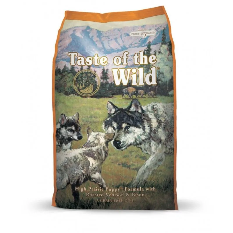 Hrana Uscata pentru Caini Taste of the Wild High Prairie Puppy 12.2kg