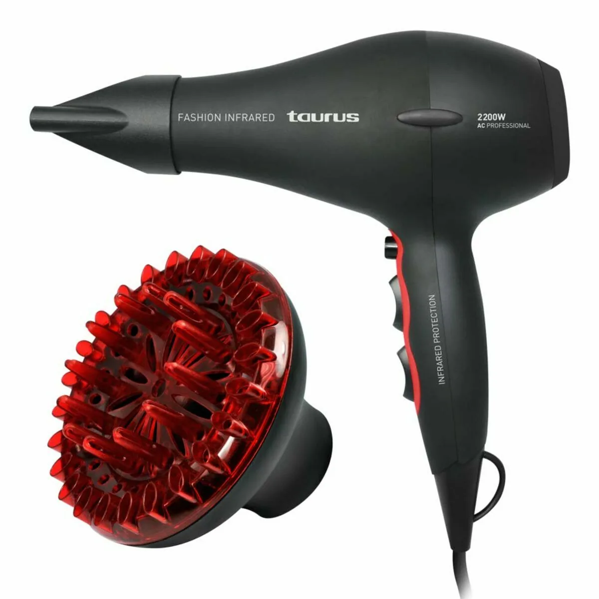 Taurus FASH.INFRARED 2200W Negru Rosu