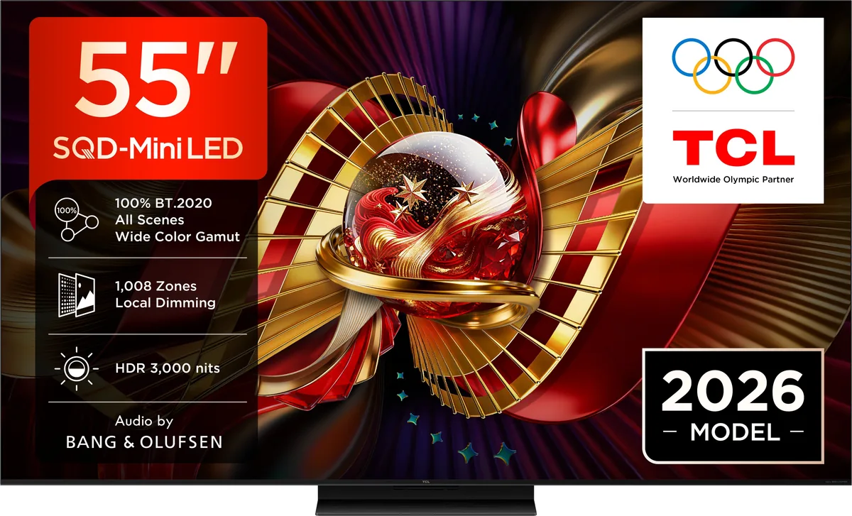 TCL 55C8L 55" 4K QD-Mini LED 144Hz Negru