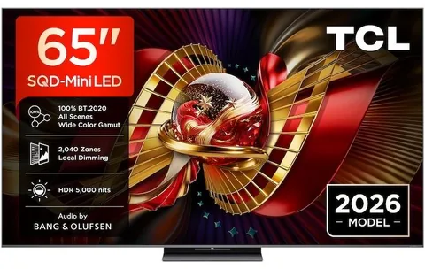 TCL 65C8L 65 Inch SQD Mini LED 4K 144Hz Negru