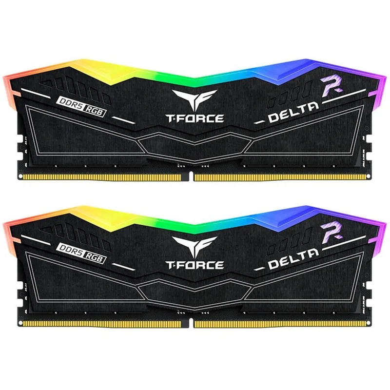 Team Group Delta RGB 32GB DDR5 6400 CL32 Black Dual Kit