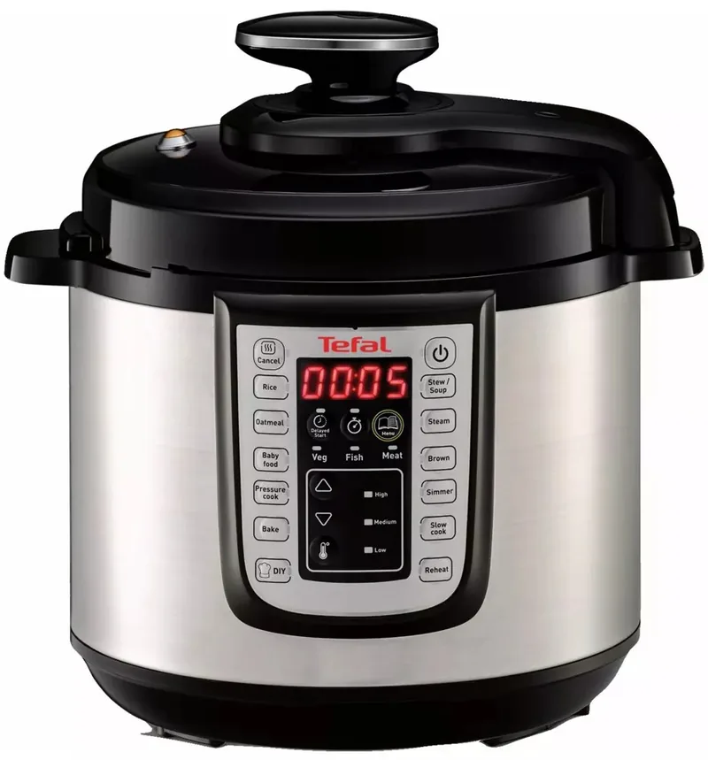 Tefal Fast & Delicous CY505EE0 1200W 25 Programe Otel Inoxidabil