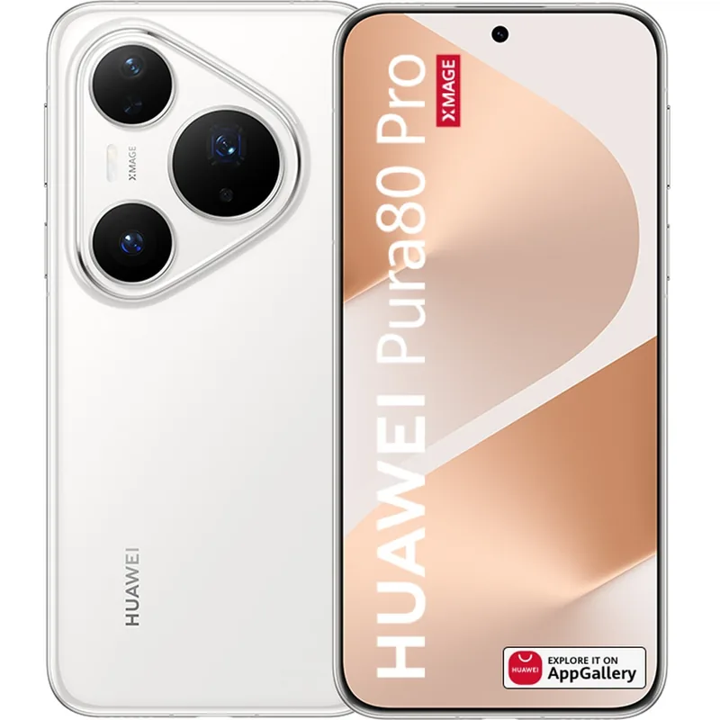 Huawei Pura 80 Pro 4G 512GB 12GB RAM Glazed White