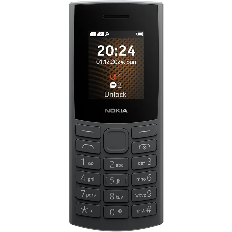 Nokia 105 4G Dual Sim Charcoal