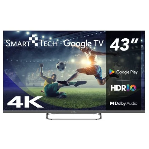 SMART TECH 43UG02V 43inch 4K Ultra HD Google TV Gri