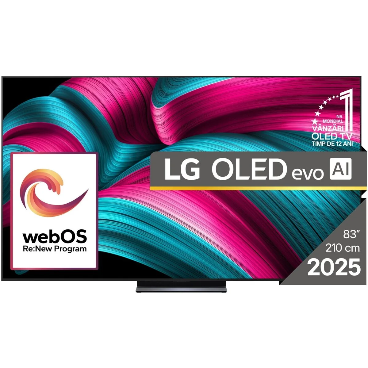 LG OLED evo C51 83 Negru