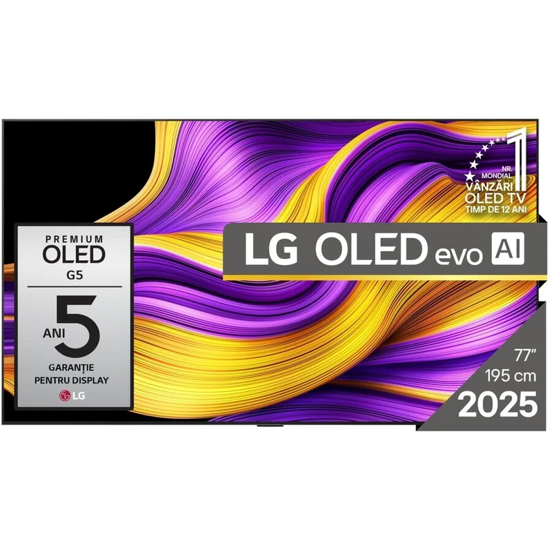 LG OLED77G51LW Negru