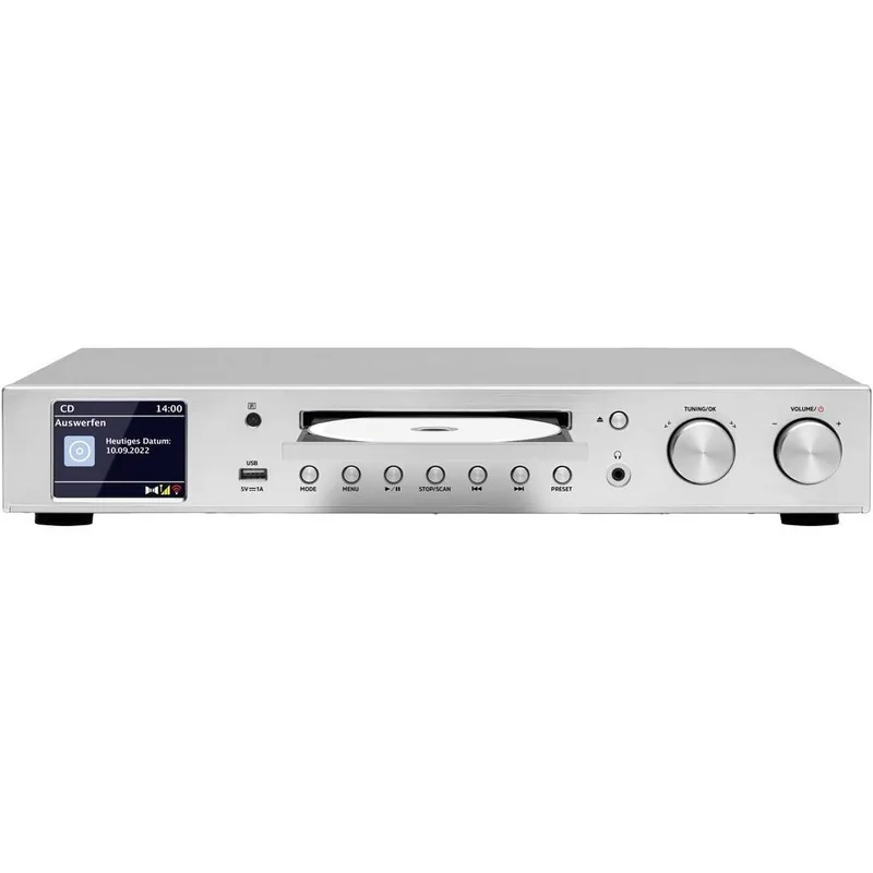 TechniSat Digitradio 143 CD DAB+ Tuner Argentiu