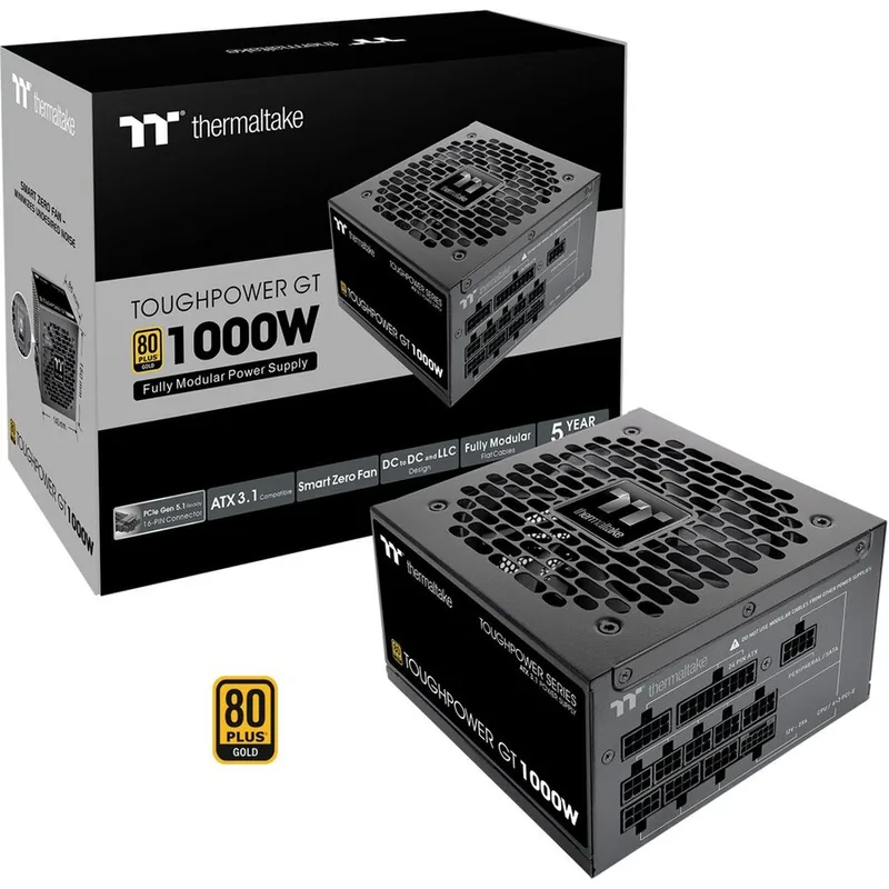 Thermaltake Toughpower GT 1000W 80 Plus Gold ATX 3.0