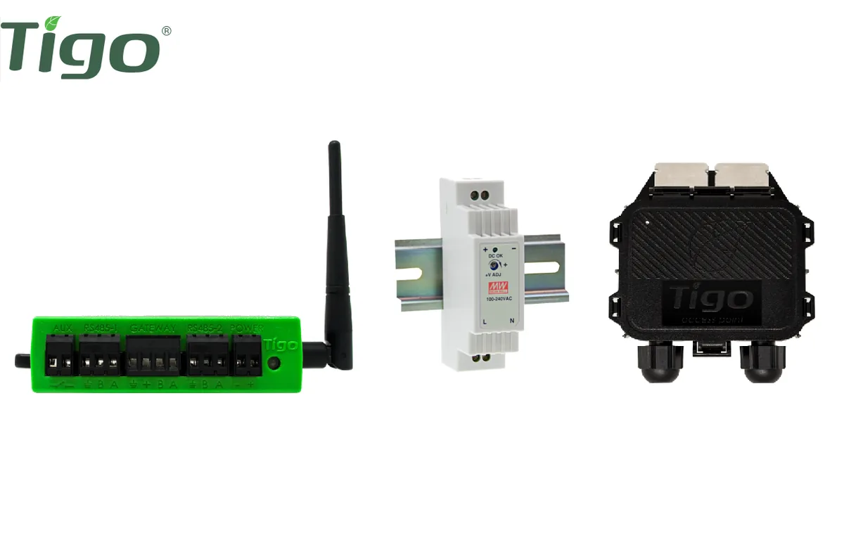 Tigo Energy Cloud Connect Advanced Kit cu Tigo Access Point Sina DIN PS