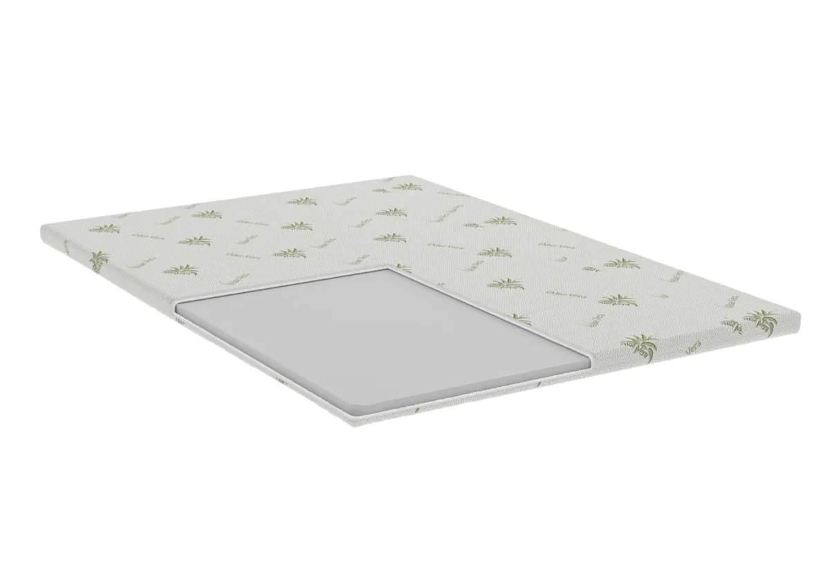 Topper Somnart Aloe Vera 160x200x4cm Fermitate Medie - imagine 2