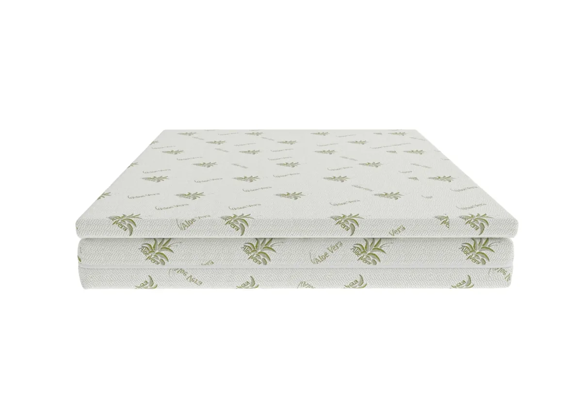 Topper Somnart Aloe Vera 160x200x4cm Fermitate Medie - imagine 6