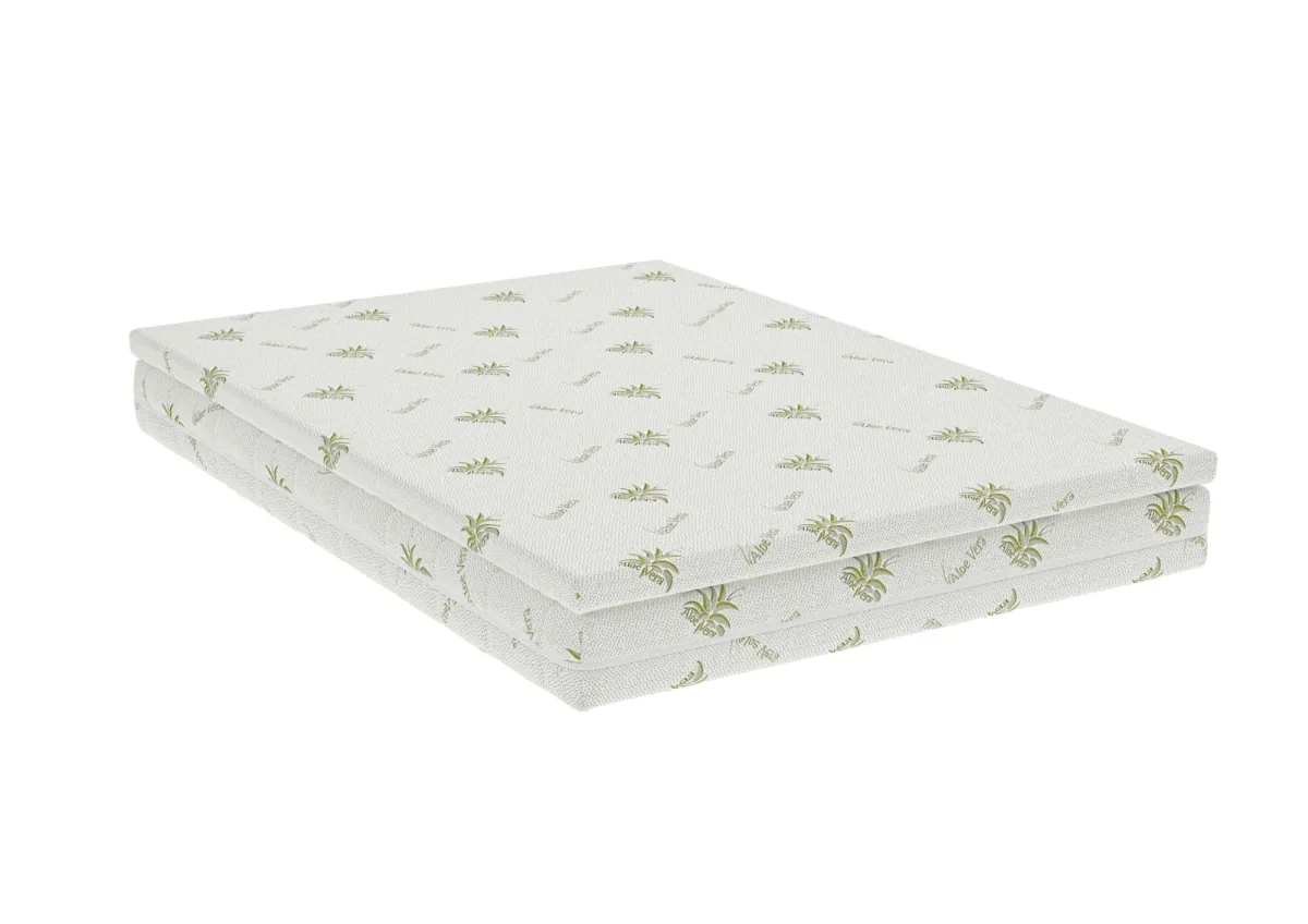 Topper Somnart Aloe Vera 160x200x4cm Fermitate Medie - imagine 8