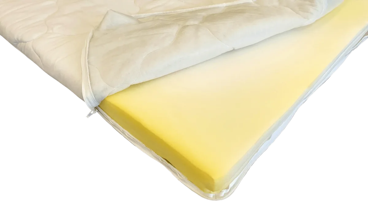 Topper Somnart HypoallergenicMed 90x200x5 cm Microfibra Detasabila Lavabil 95°C - imagine 3