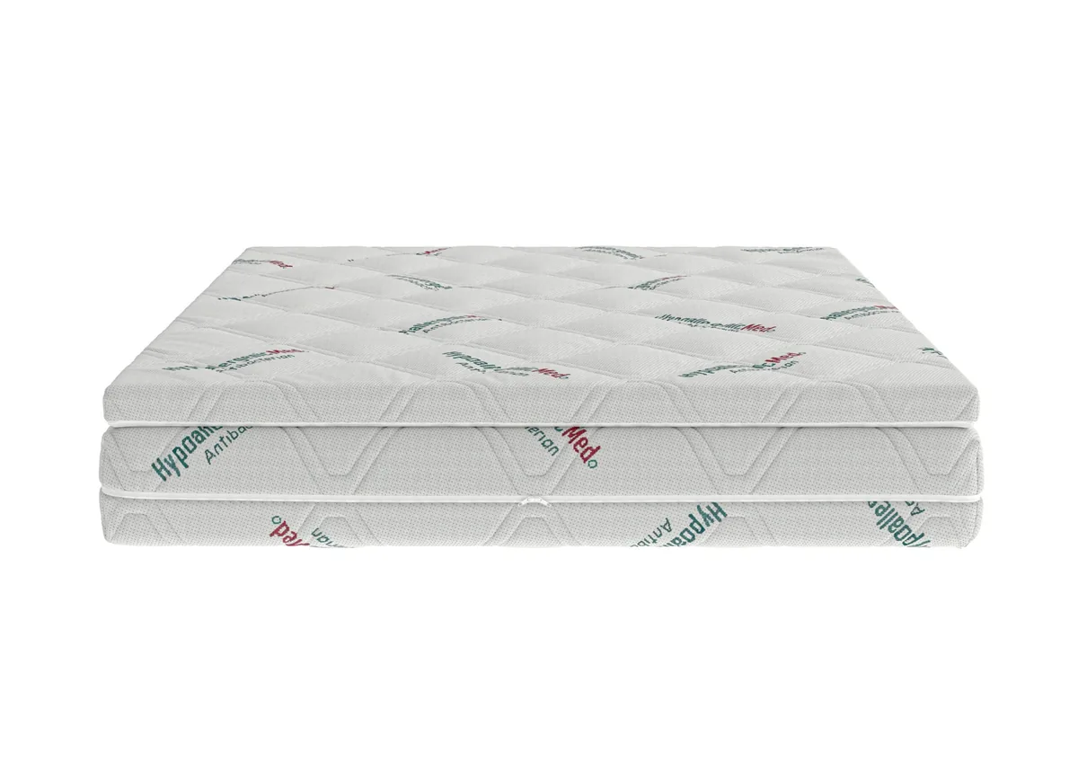Topper Somnart HypoallergenicMed Antibacteria 150x190x5cm Crem - imagine 6