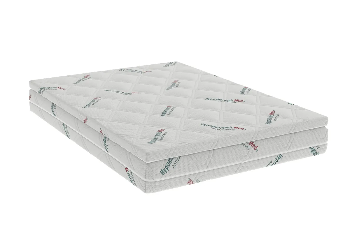Topper Somnart HypoallergenicMed Antibacteria 150x190x5cm Crem - imagine 8
