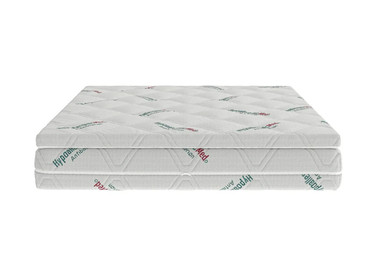 Topper Somnart HypoallergenicMed Antibacteria 180x200x5cm Crem - imagine 6