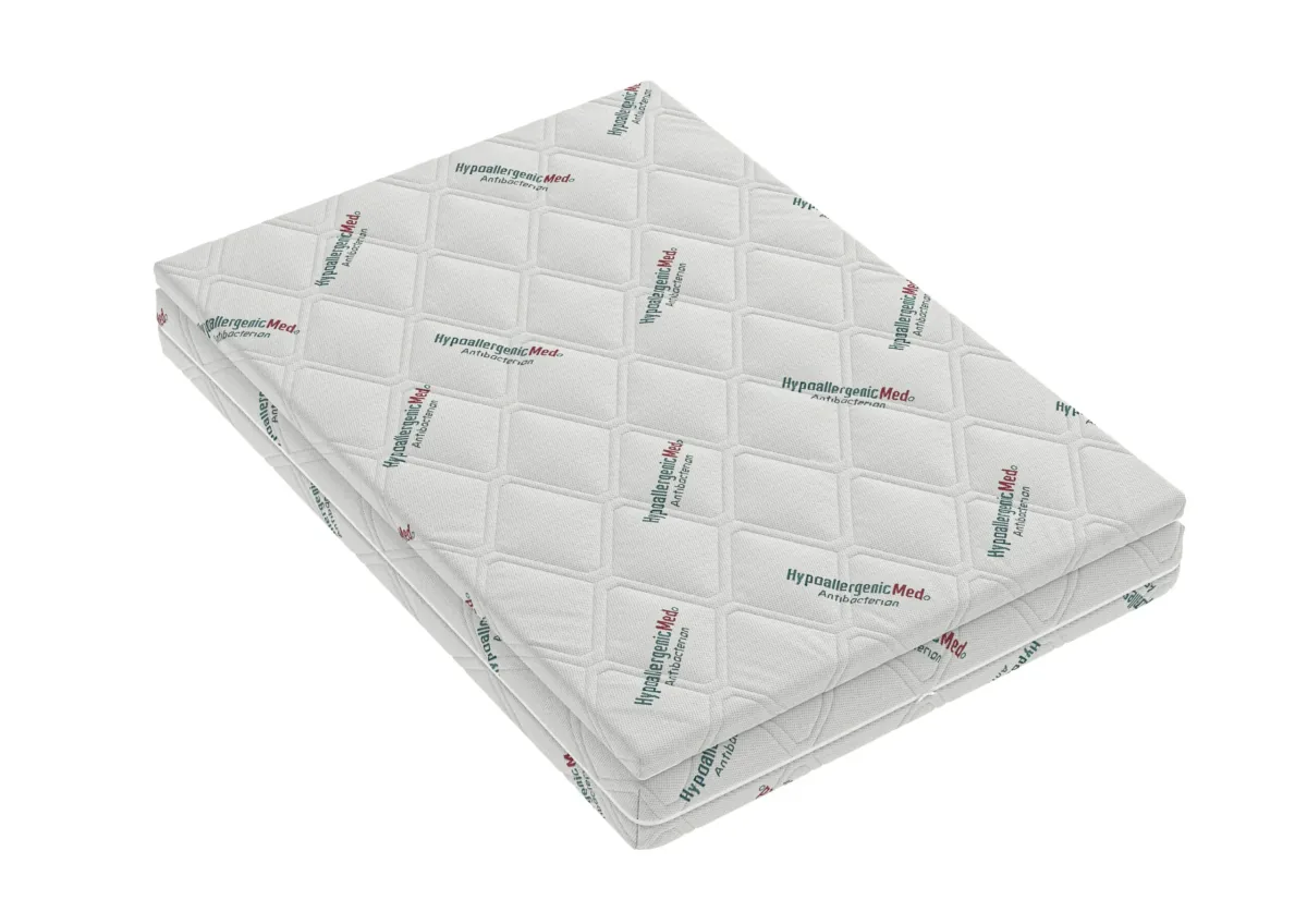 Topper Somnart HypoallergenicMed Antibacteria 180x200x5cm Crem - imagine 7