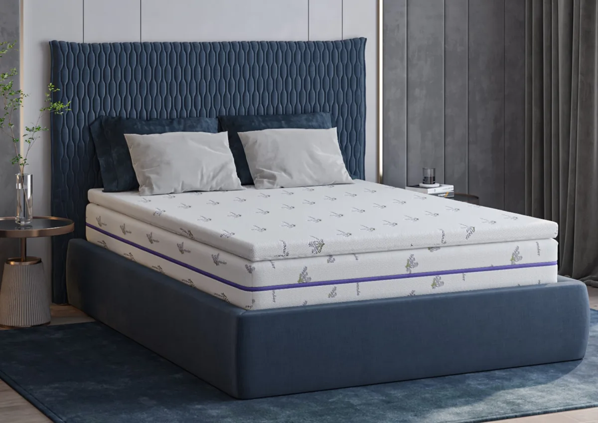 Topper Somnart Memory Lavanda 180x200 Moale - imagine 3