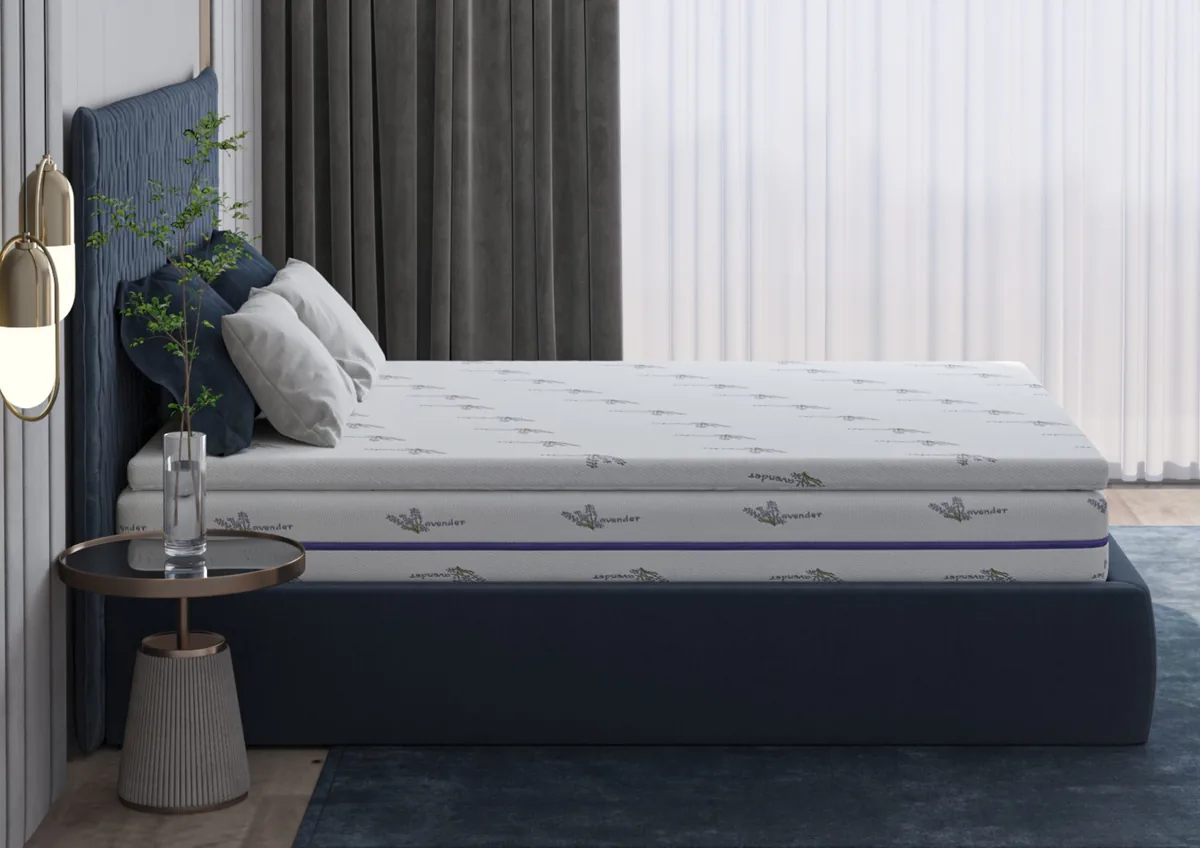 Topper Somnart Memory Lavanda 180x200 Moale - imagine 5
