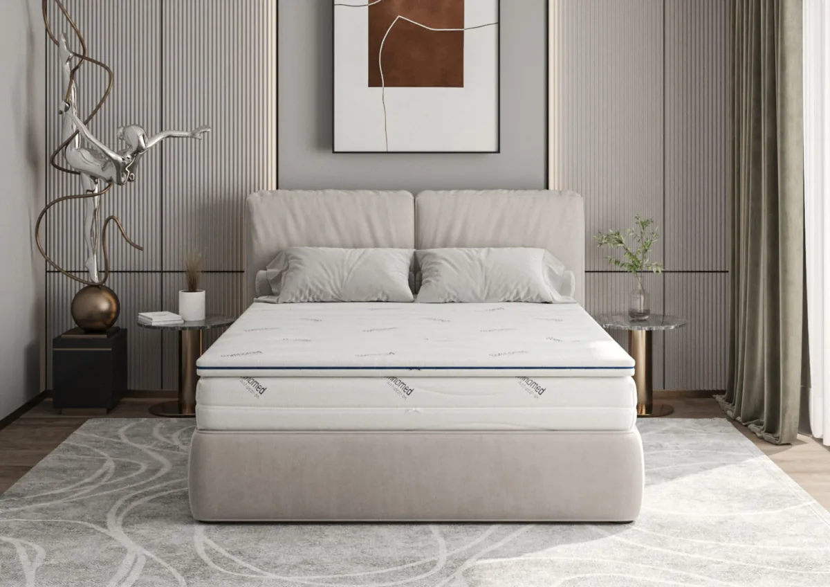 Topper Somnart SomnoMed Antiacaria 180x200 7cm Husa Detasabila si Lavabila - imagine 5