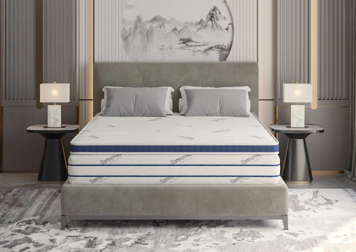 Topper Somnart SomnoMed Antiacaria 90x200 7cm Memory Gri - imagine 3