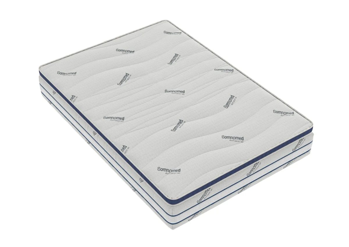 Topper Somnart SomnoMed Antiacaria 90x200 7cm Memory Gri - imagine 7