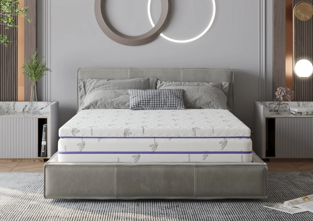 Topper Somnart Superconfort Lavant 7 Zone 160x200 Tratament Lavanda Fermitate Medie - imagine 3