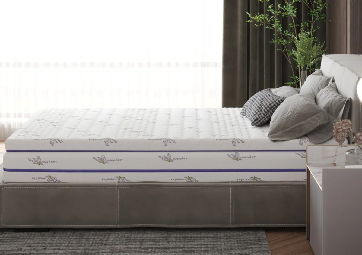 Topper Somnart Superconfort Lavant 7 Zone 160x200 Tratament Lavanda Fermitate Medie - imagine 5