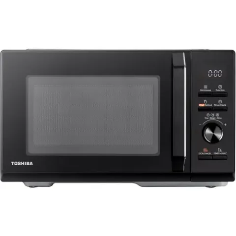 Toshiba MW3-AG25PFBK 25L 900W 5 Nivele Putere Grill 7 Retete Predefinite Negru