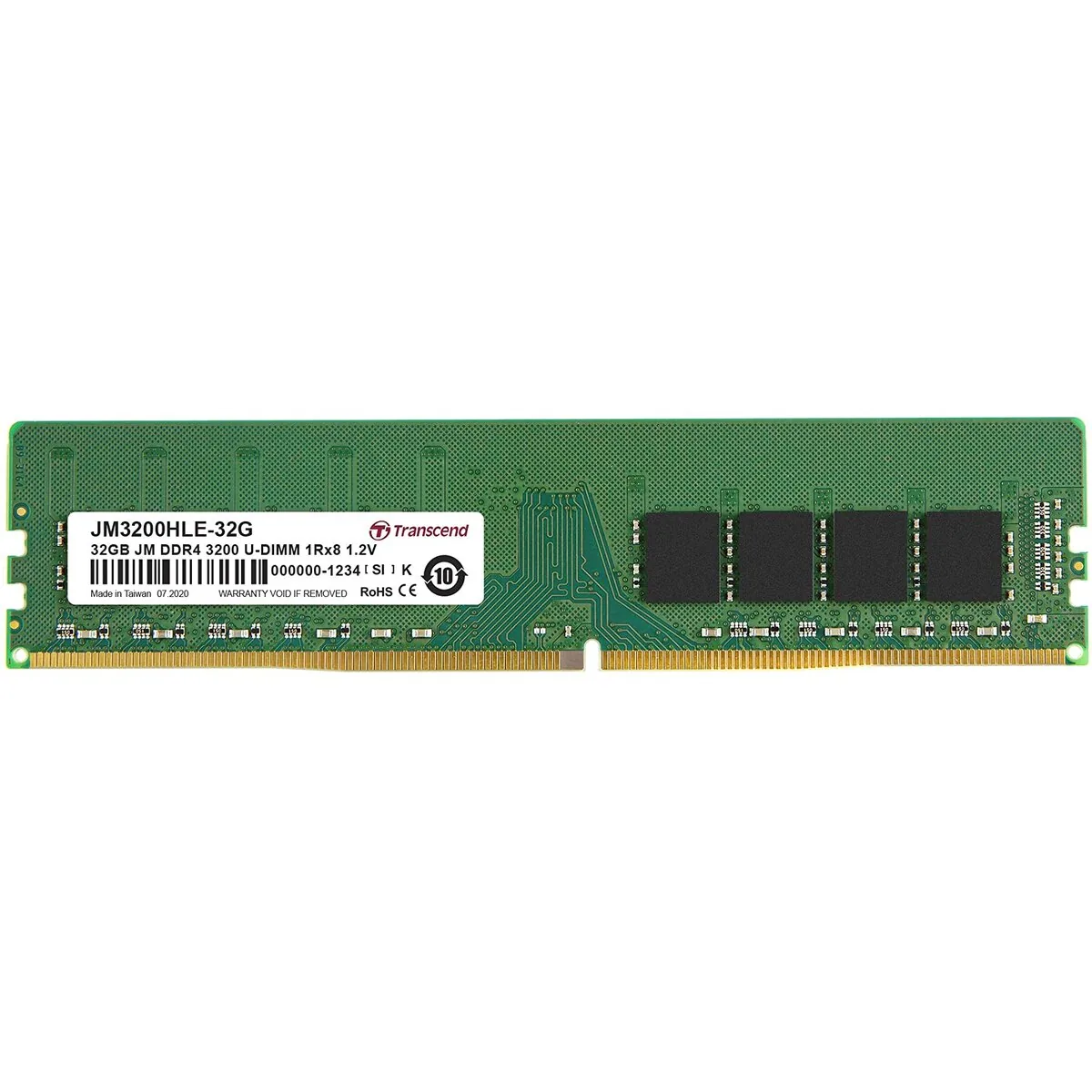 Transcend JetRam 32GB DDR4 3200MHz CL22 JM3200HLE-32G