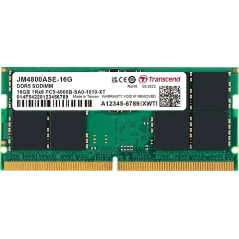 Transcend JM4800ASE-16G 16GB DDR5 4800MHz SODIMM