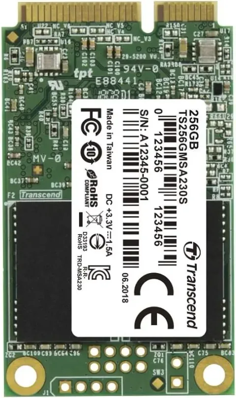 Transcend MSA230S 256GB mSATA