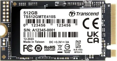 Transcend TS512GMTE410S 512GB M.2 2242 PCIe Gen4 x4 4228006
