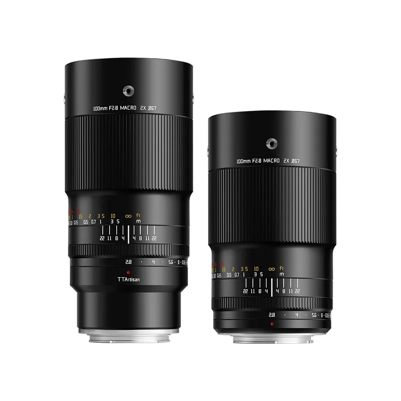TTArtisan 100mm F2.8 Macro Sony E 2x Metalic